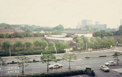 View of the Imperial Palace from our room in the Imperial Hotel